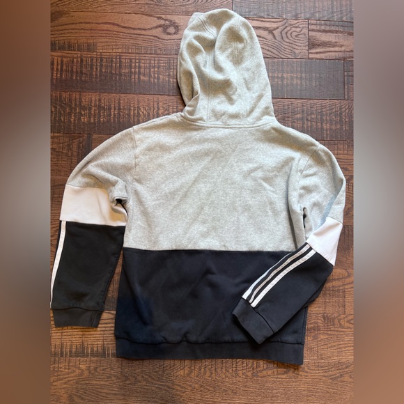 Adidas Hooded Color Block Sweatshirt Youth Boys Large 14-16 SALE 4/$20 - Picture 6 of 6